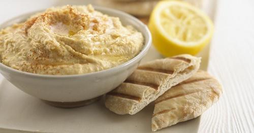 humus pide ve limon