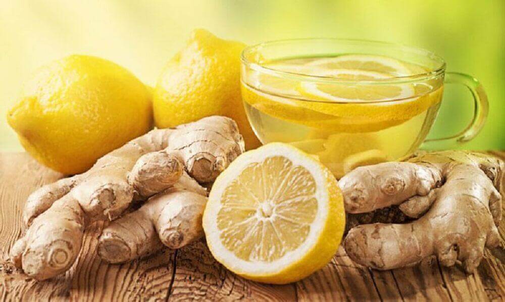 zencefil ve limon çayı