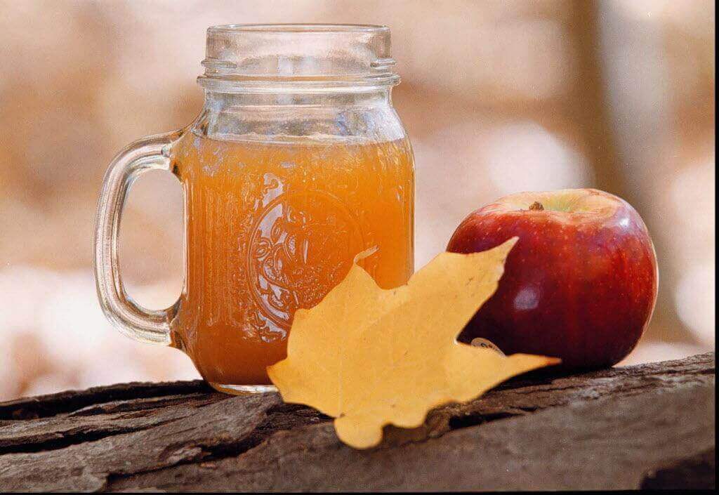 elma sirkesi ve tuz
