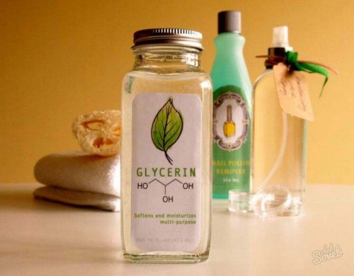 gliserin şişede