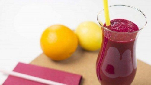 pancarlı limonlu smoothie