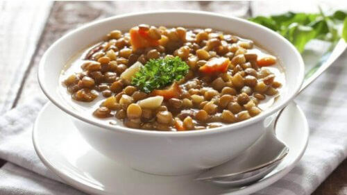 yeşil mercimek yemeği