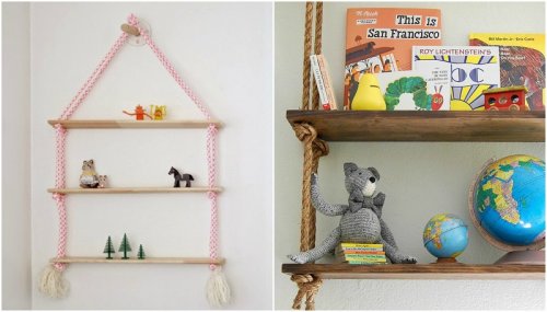 çocuk odası raflar oyuncaklar