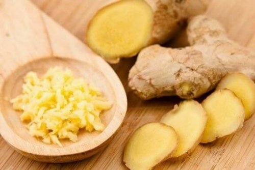 zencefil dilimleri rende