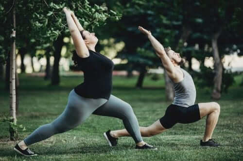 parkta spor yapmak