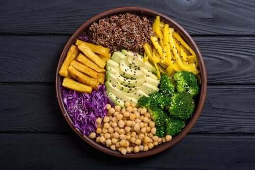 çiğ besin tabağı