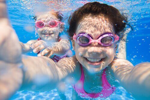 çocuklarınız ile yüzmek
