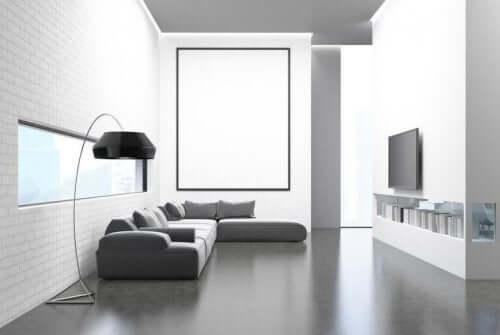 minimalizm salon aydınlık