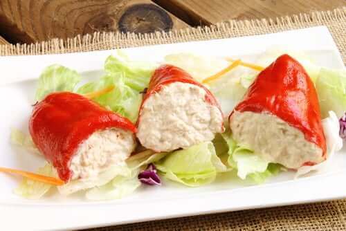 kırmızı biber dolması