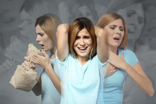 kaygı yaşayan kadın