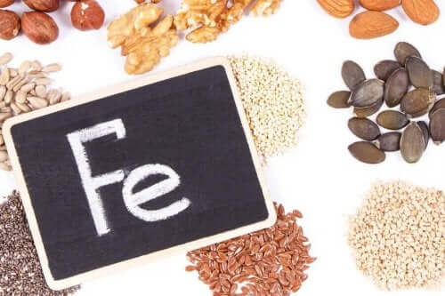 demir içeren gıdalar fe simgesi
