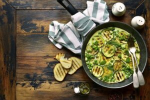Vegan Kabaklı Omlet