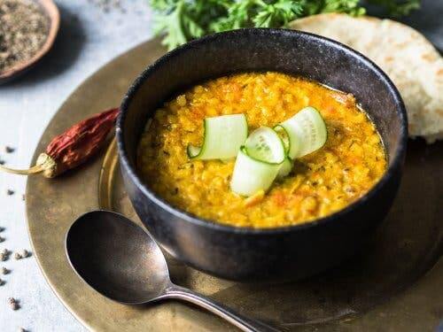 Mercimek çorbası.