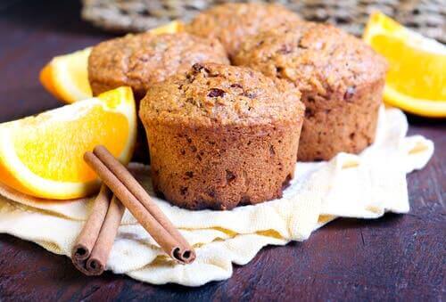muffinler tarçın portakal