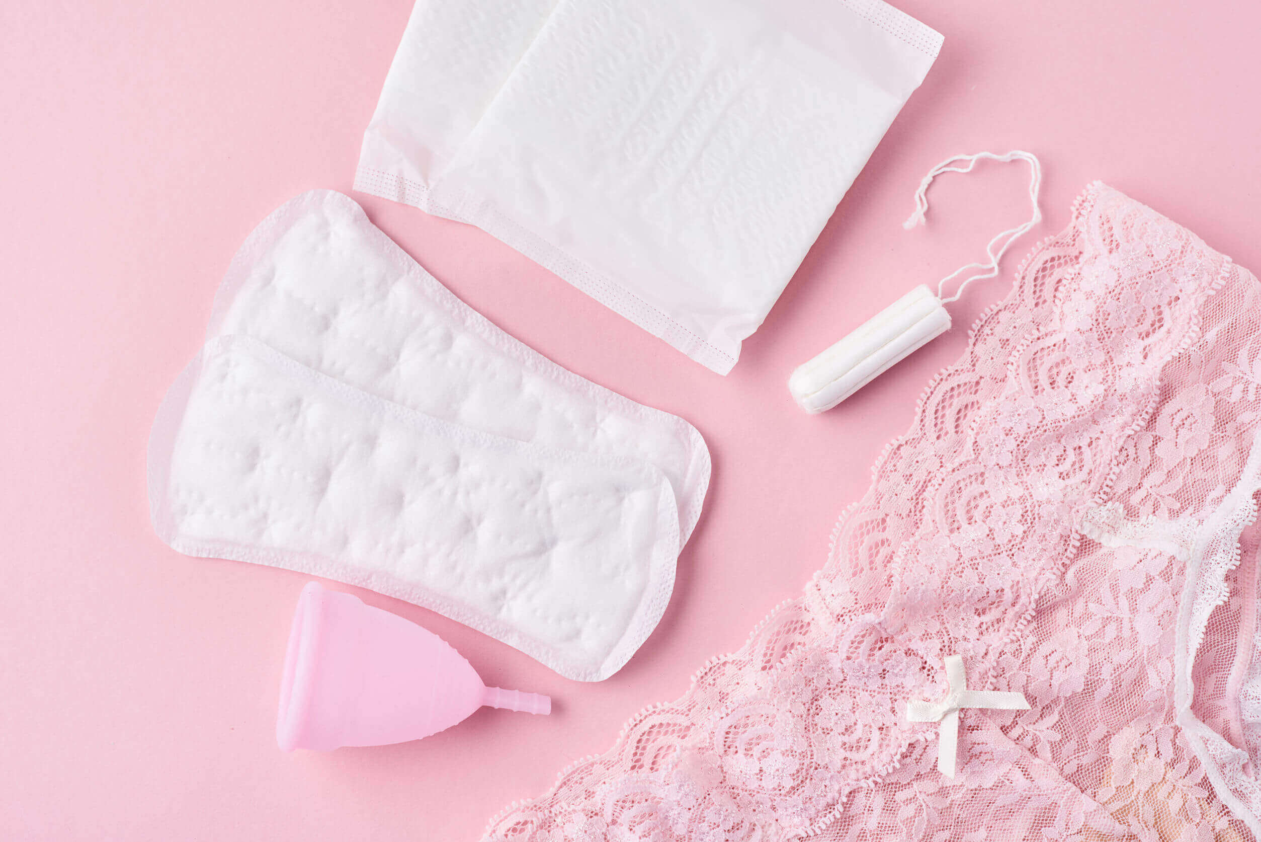 menstruasyon için ürünler