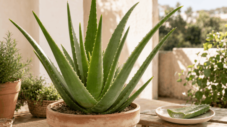 Daha etli yapraklar için aloe vera bakımı