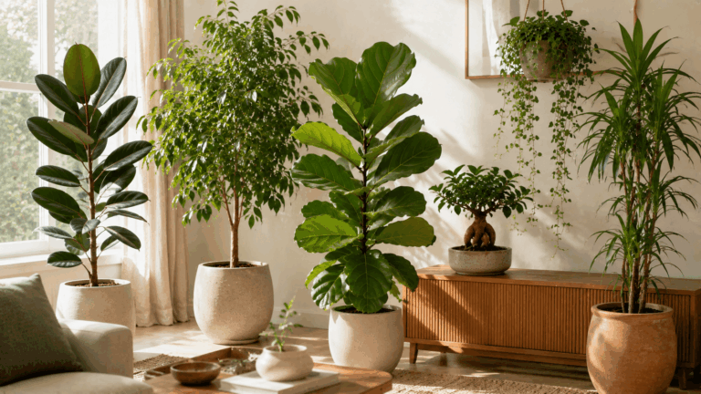 İç mekândaki saksılara en iyi uyum sağlayan 6 ficus türü