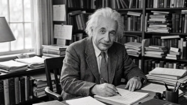 Albert Einstein: “Başarılı bir kişi olmaya çalışmayın, değerli bir kişi olmaya çalışın”