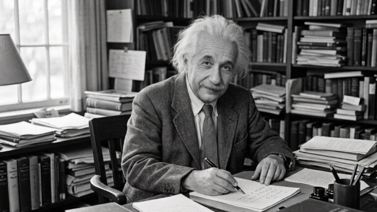 Albert Einstein: “Başarılı bir kişi olmaya çalışmayın, değerli bir kişi olmaya çalışın”
