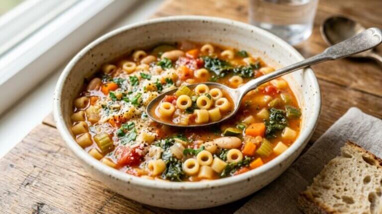 Sopa de minestrones
