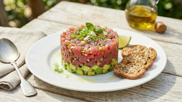 Tartar de atún