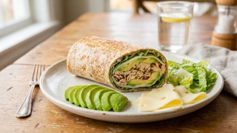 Wrap de tortilla de trigo